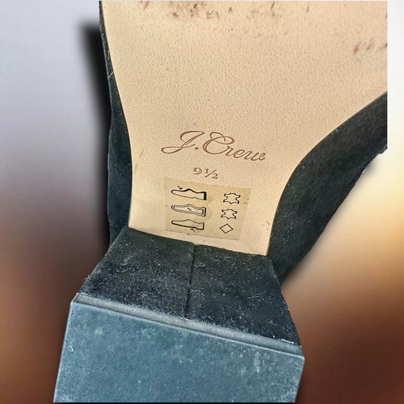 J. Crew Black Suede 'Sadie' Ankle Boots Size 9.5 ASO Duchess Meghan Markle - Picture 9 of 16